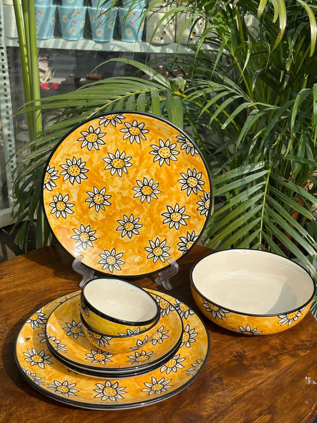 Sunflower Ceramic Dinner Set